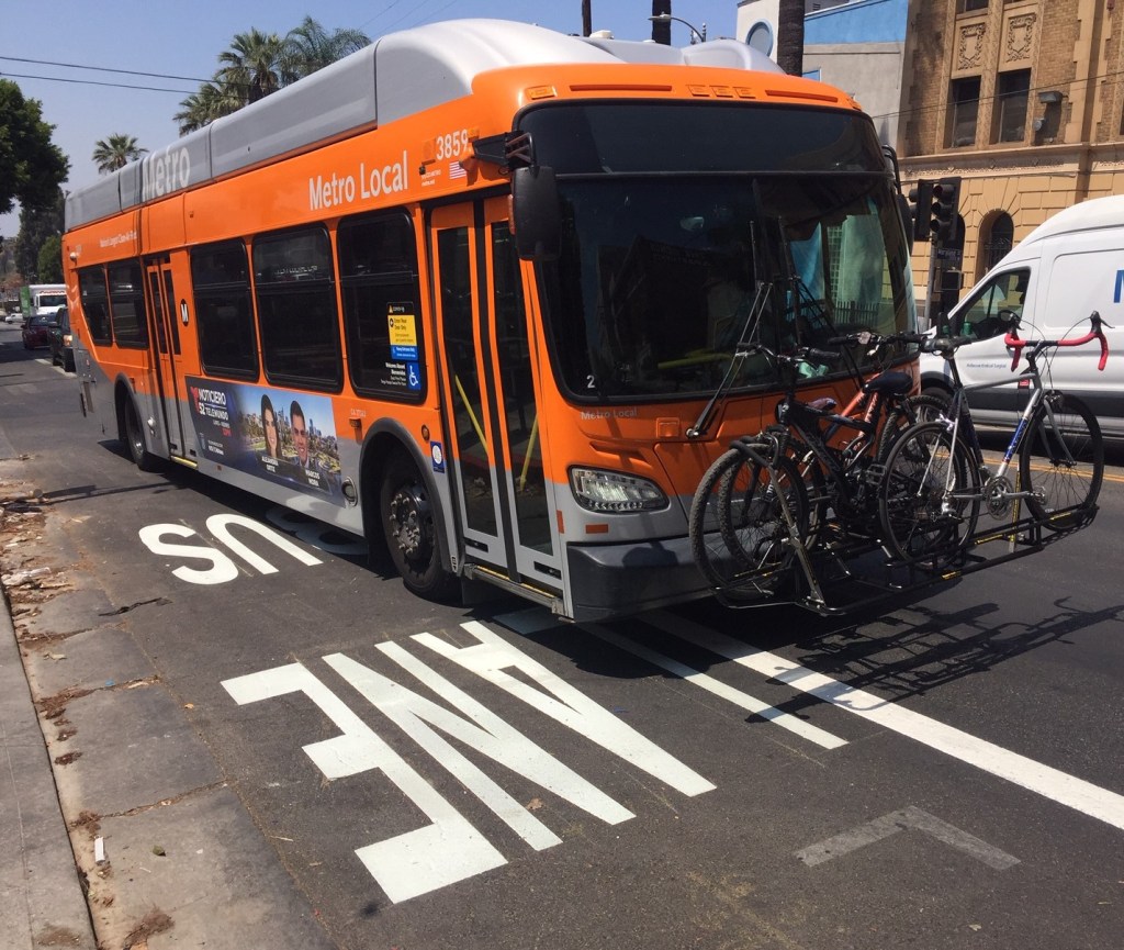 Eyes on the Street: New Bus Lanes on Alvarado Street
