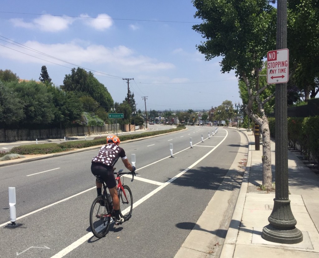 Eyes on the Street: Protected Bikeway on Workman Mill Road in Avocado Heights