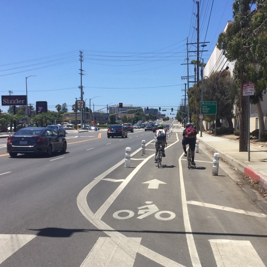 Some Recent L.A. City Bikeway Improvements