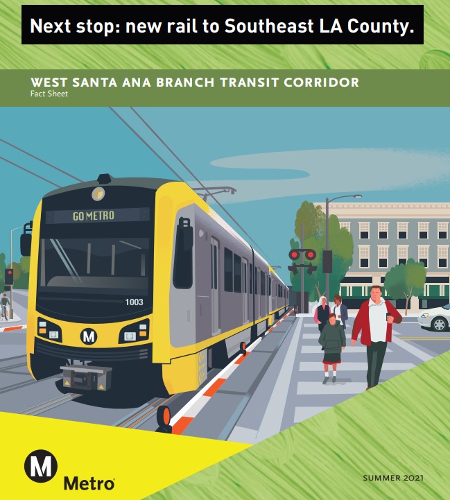Metro Releases Draft Environmental Documents For West Santa Ana Branch Rail