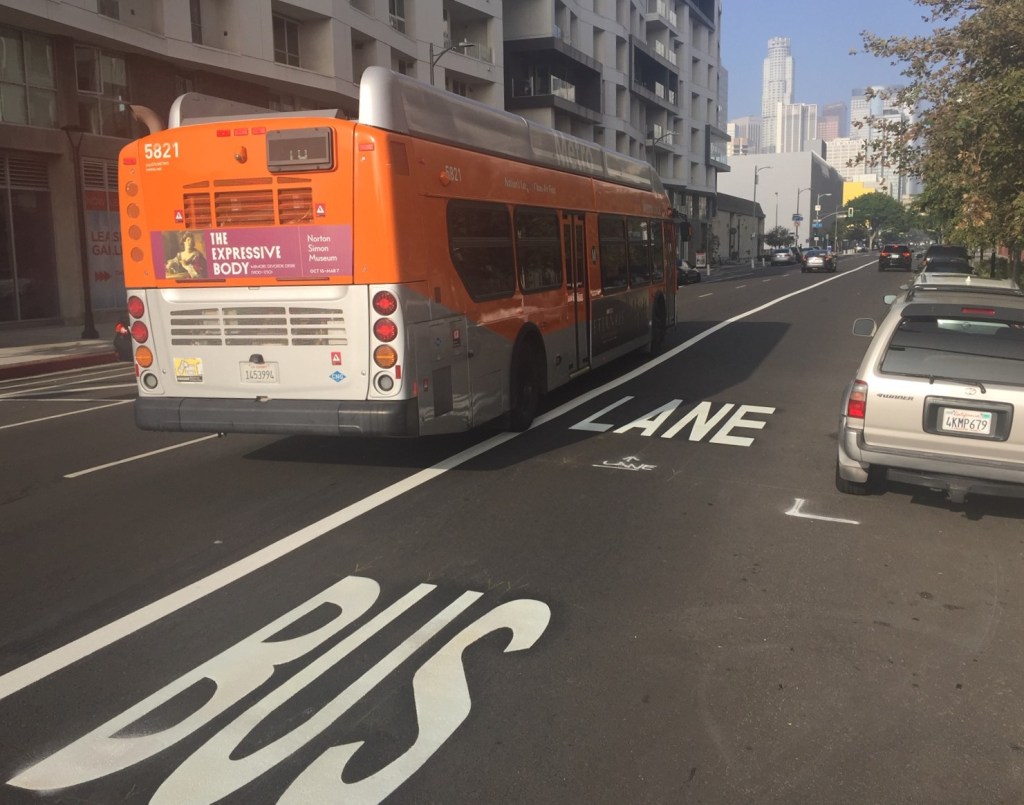 Eyes on the Street: New Bus Lane On Olive Street