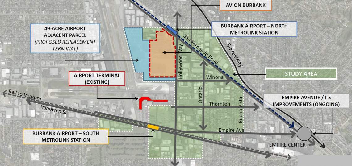 Map showing bikeway area - via Urbanize