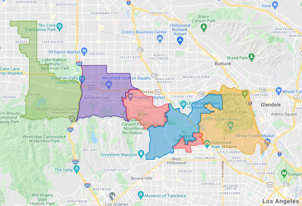 Raman's current district map