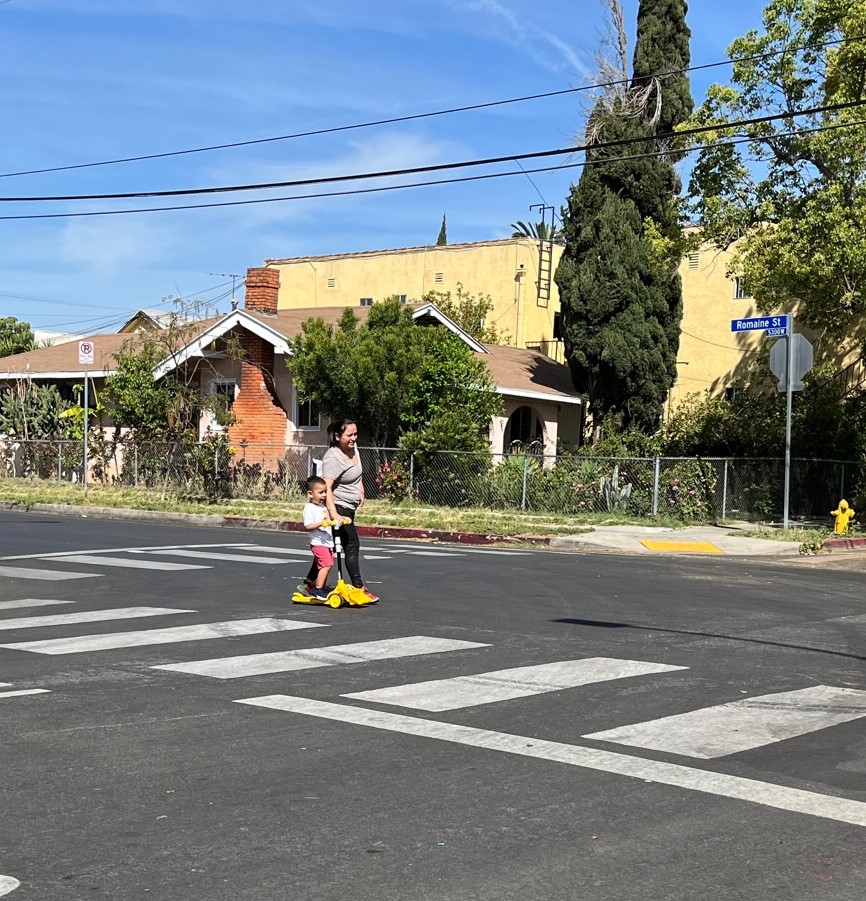 Eyes on the Street: Do-It-Yourself Crosswalks In East Hollywood