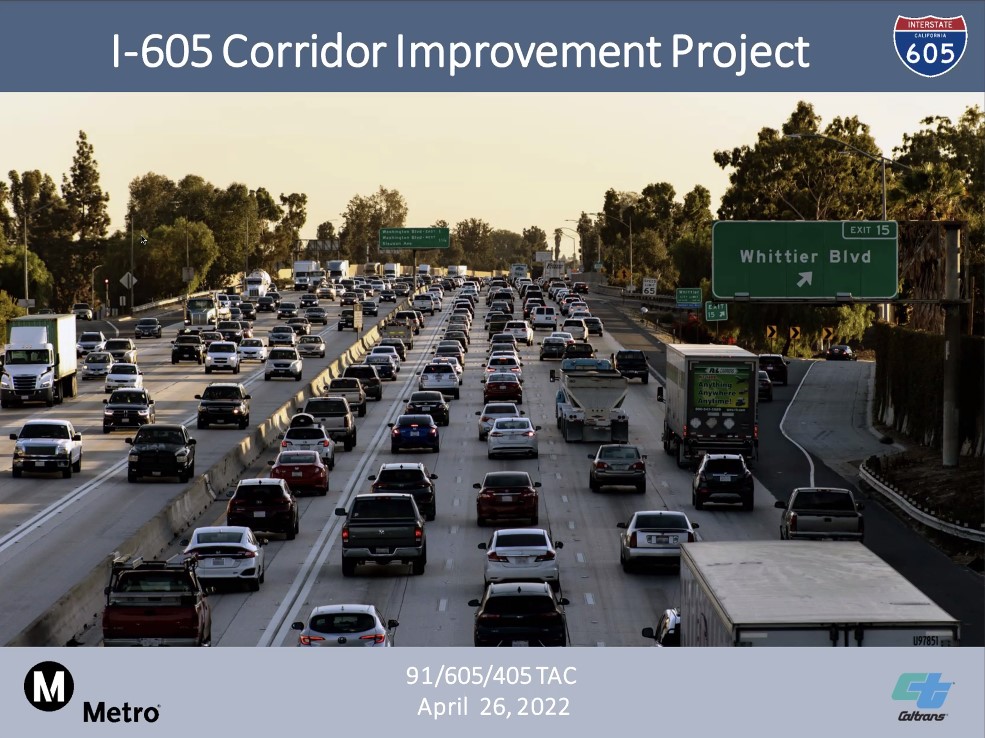 Metro/Caltrans 605/5 Freeway Expansion Approval is a Year Off