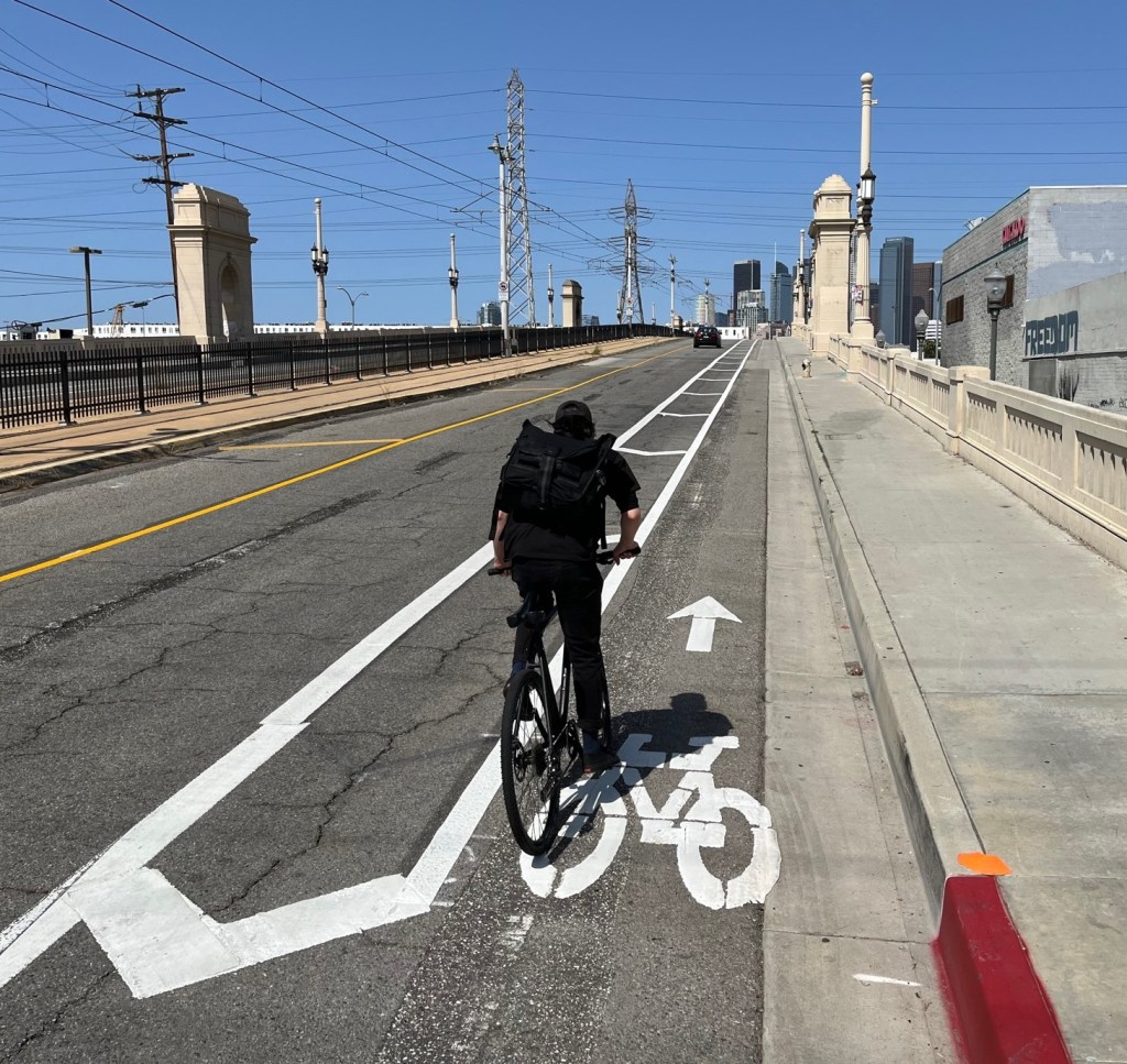 Eyes on the Street: New First Street Protected Bike Lane