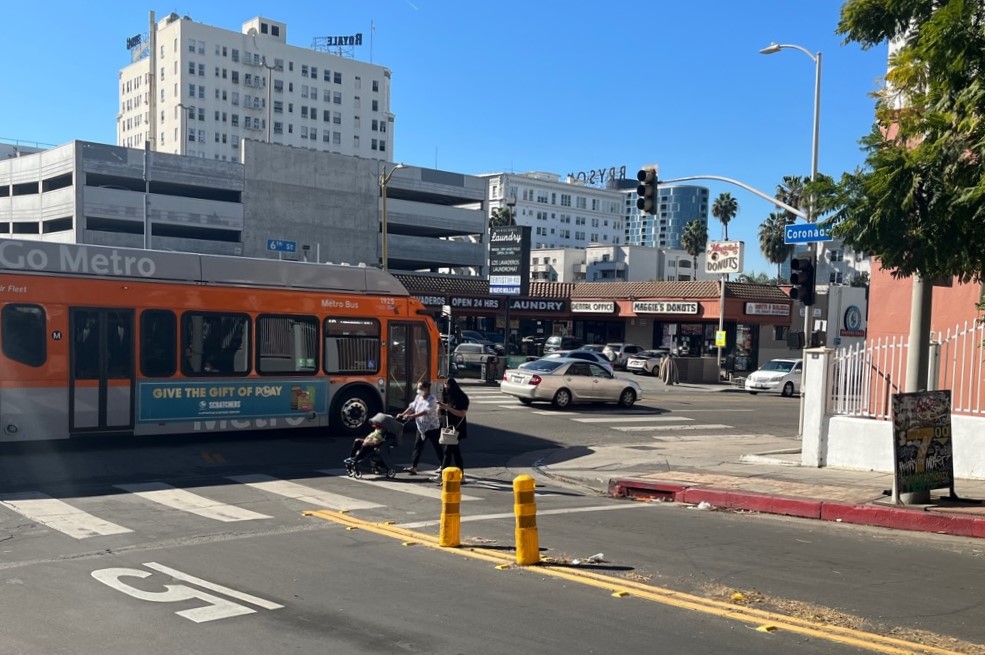 LADOT permanent slow street on Coronado a
