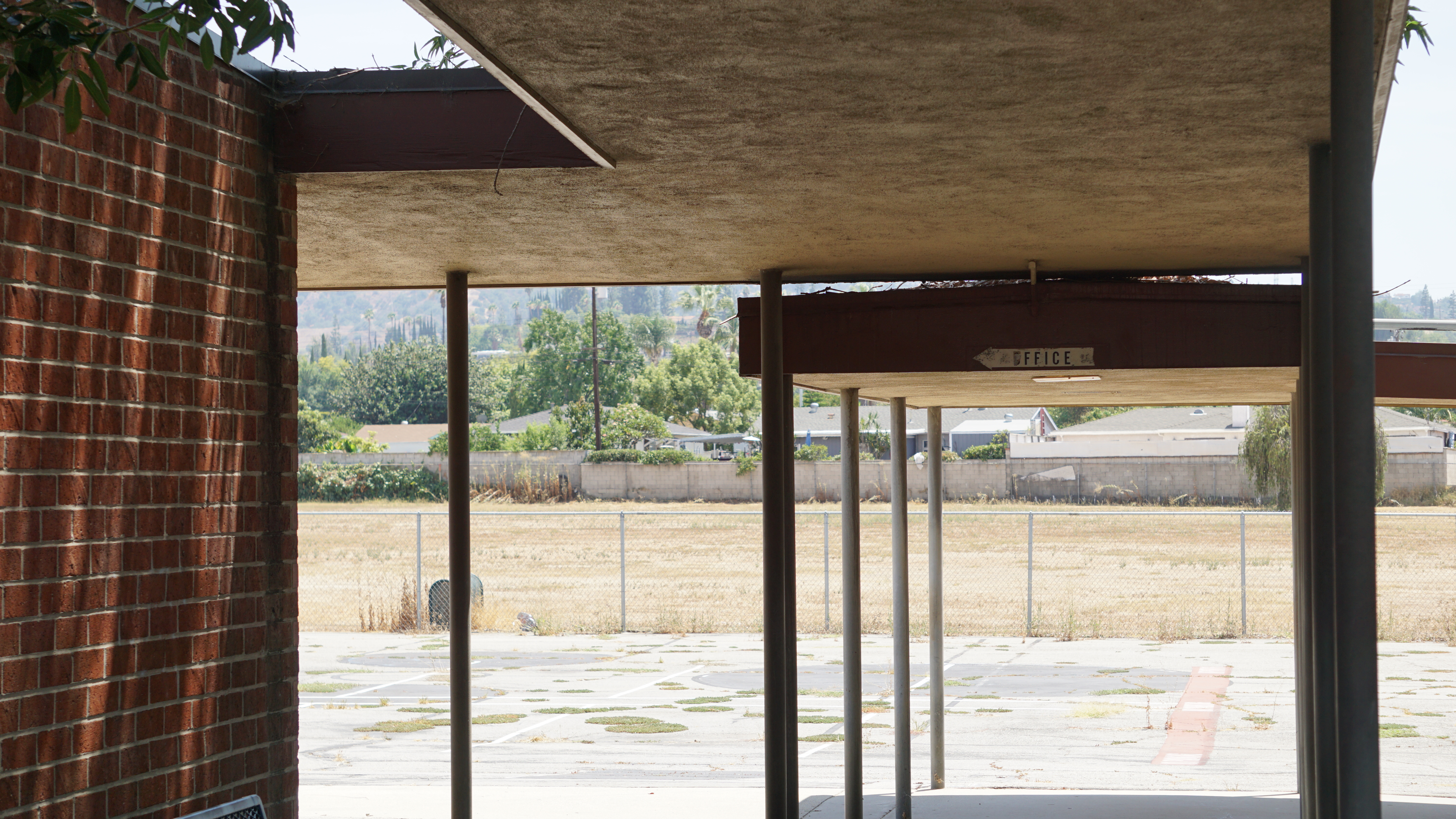 The interior of the defunct campus of Glenelder Elementary in Hacienda Heights. Credit: Chris Greenspon/Streetsblog