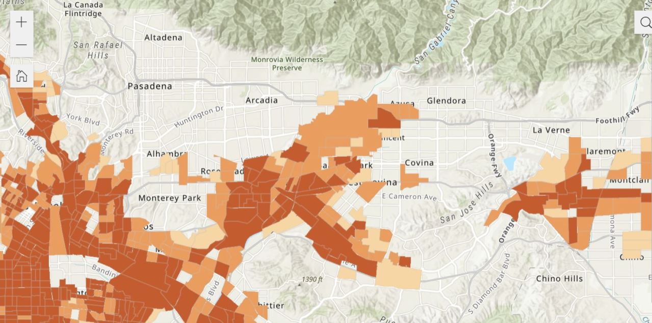 High CalEnviroScreen Score