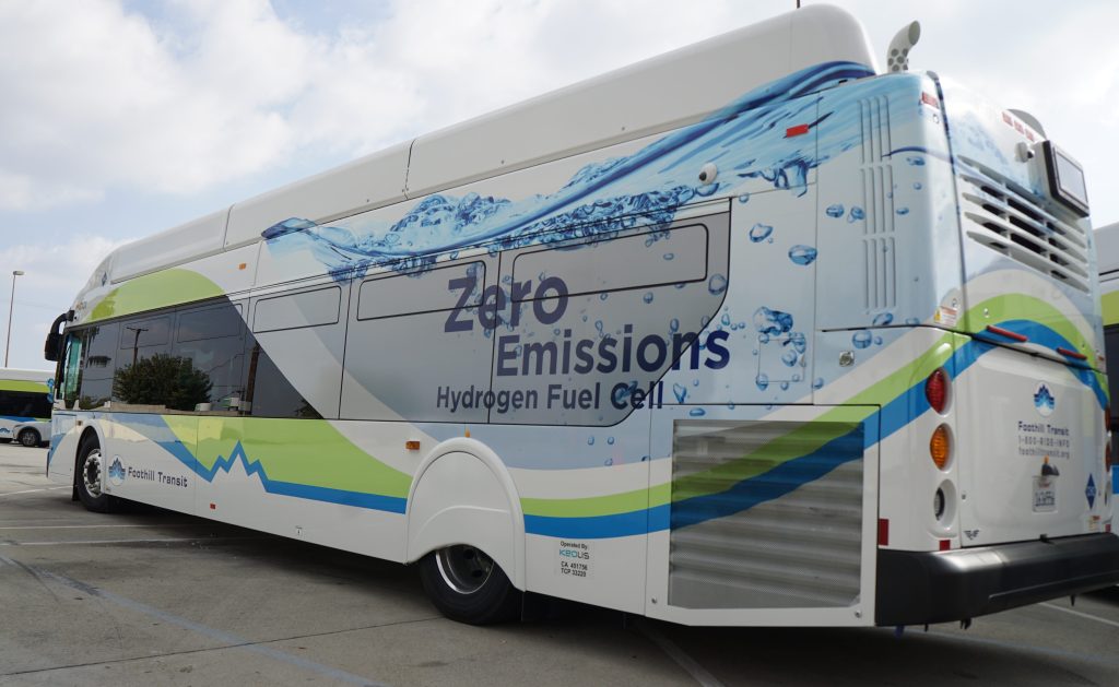 Foothill Transit’s new hydrogen buses hit the road next week