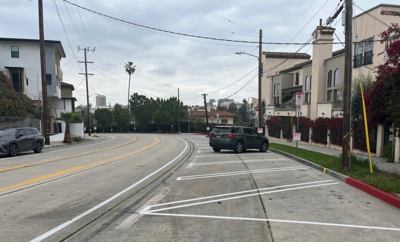 Along the west side of xxx