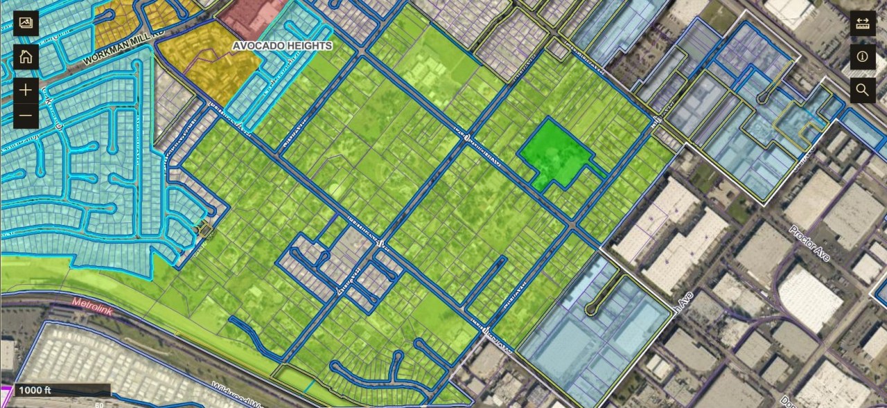 The ESGVAP's proposed consolidated Equestrian District in Avocado Heights