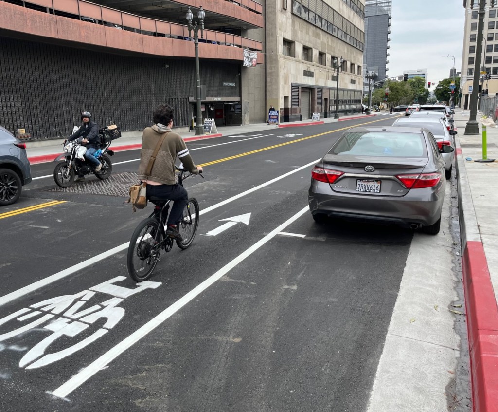 Modest Bike Improvements Along Downtown Connector Stations, Though Mostly Missed Opportunities