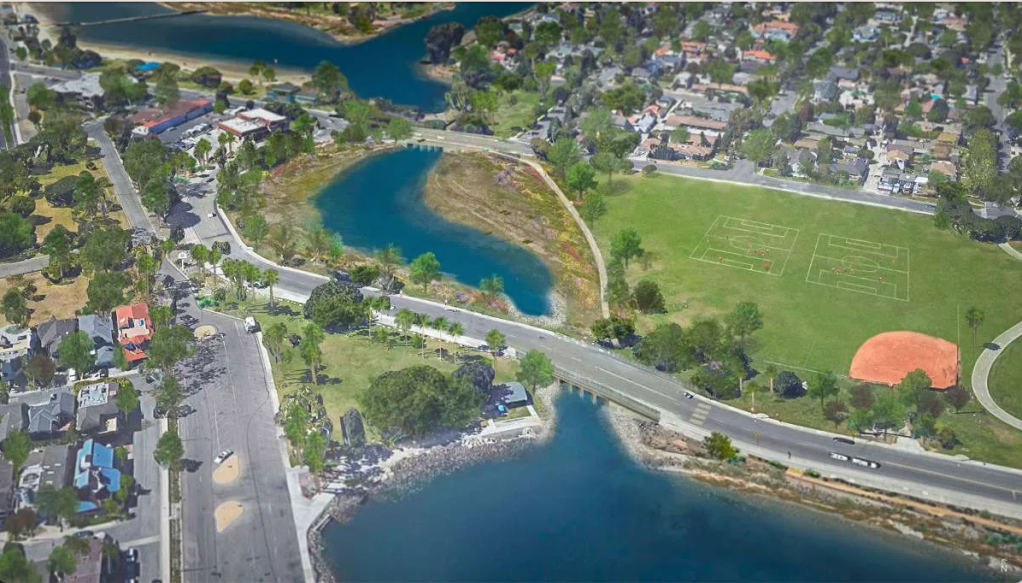 Construction moves forward on Long Beach’s largest infrastructure project: Connecting Colorado Lagoon to Marine Stadium