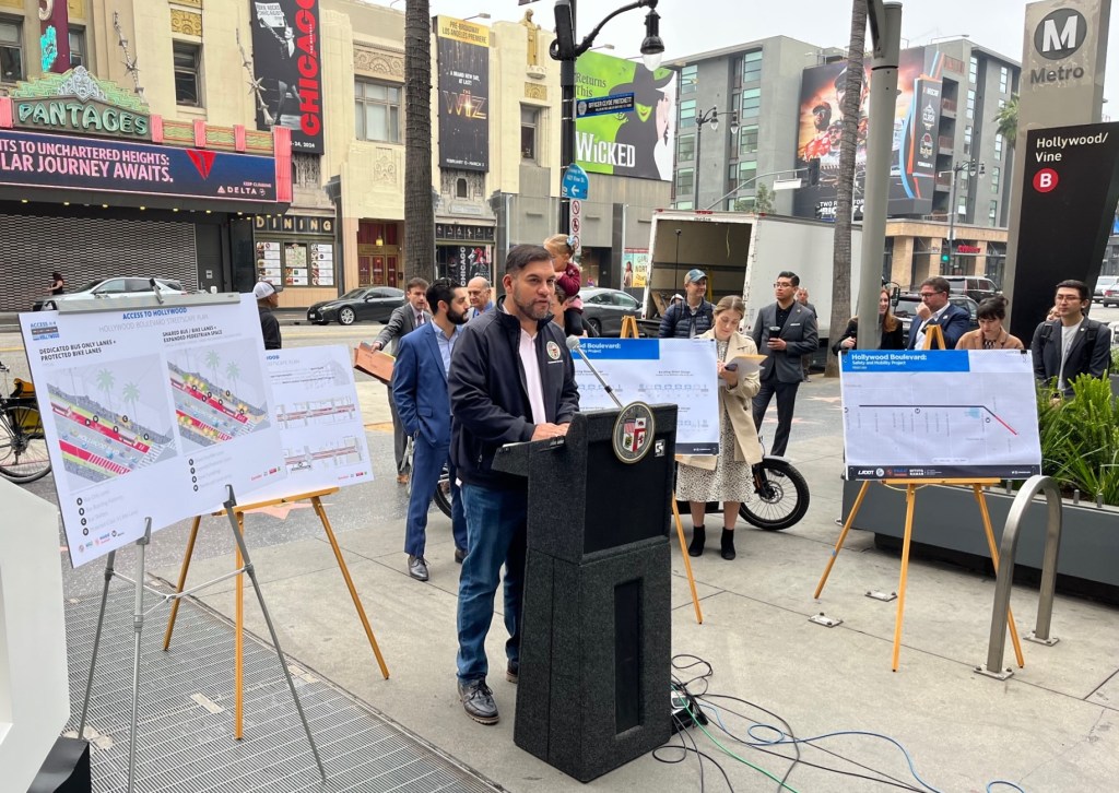 L.A. City Announces Hollywood Boulevard Bus/Walk/Bike Upgrades