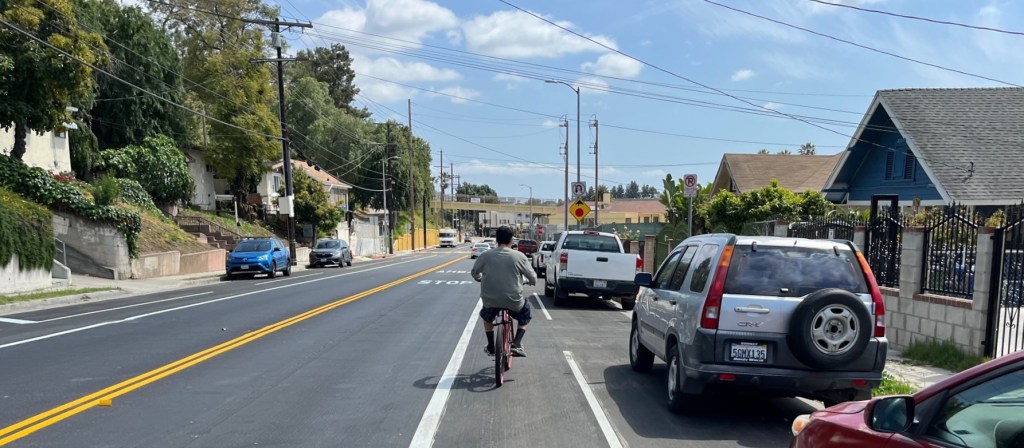 Eyes on the Street: New Lincoln Park Avenue Bike Lanes