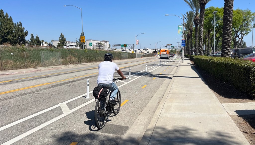 Eyes on the Street: Burbank Front Street Bikeway Under Construction
