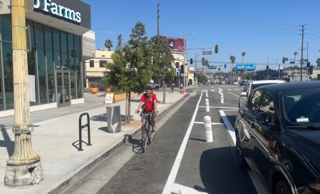 Friday News Briefs: Olympic Blvd Bus Lanes, Metrolink Cuts, Hollywood Blvd Results, and Pacoima Wash Bridge