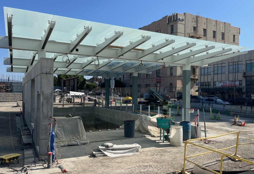 Eyes on the Street: Metro D Line Extension Sites Looking Like Stations