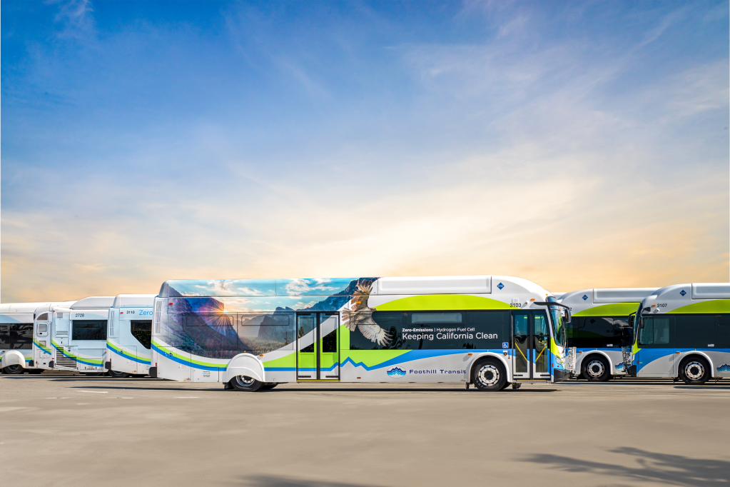 Foothill Transit Granted Near $17M for Hydrogen Buses and New Route