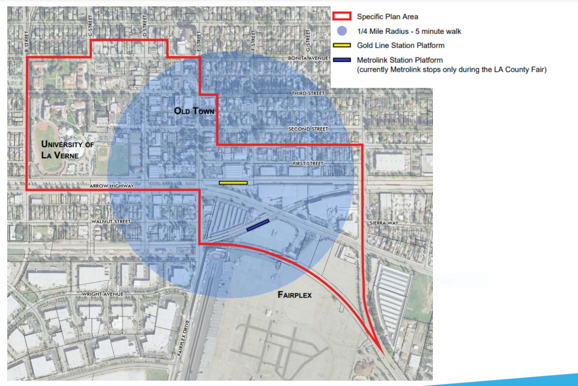 Fearplex Map La Verne Pedestrian Bridge Will Connect Metro A Line, Metrolink, and ...