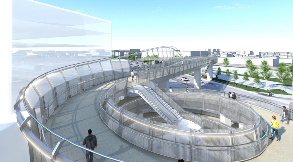 La Verne Pedestrian Bridge Will Connect Metro A Line, Metrolink, and Fairplex