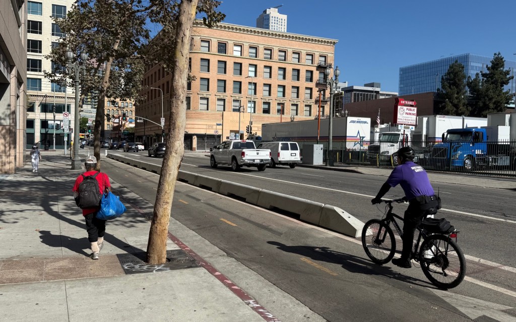 Eyes on the Street: L.A. City adds More Concrete Barrier, Requests Feedback