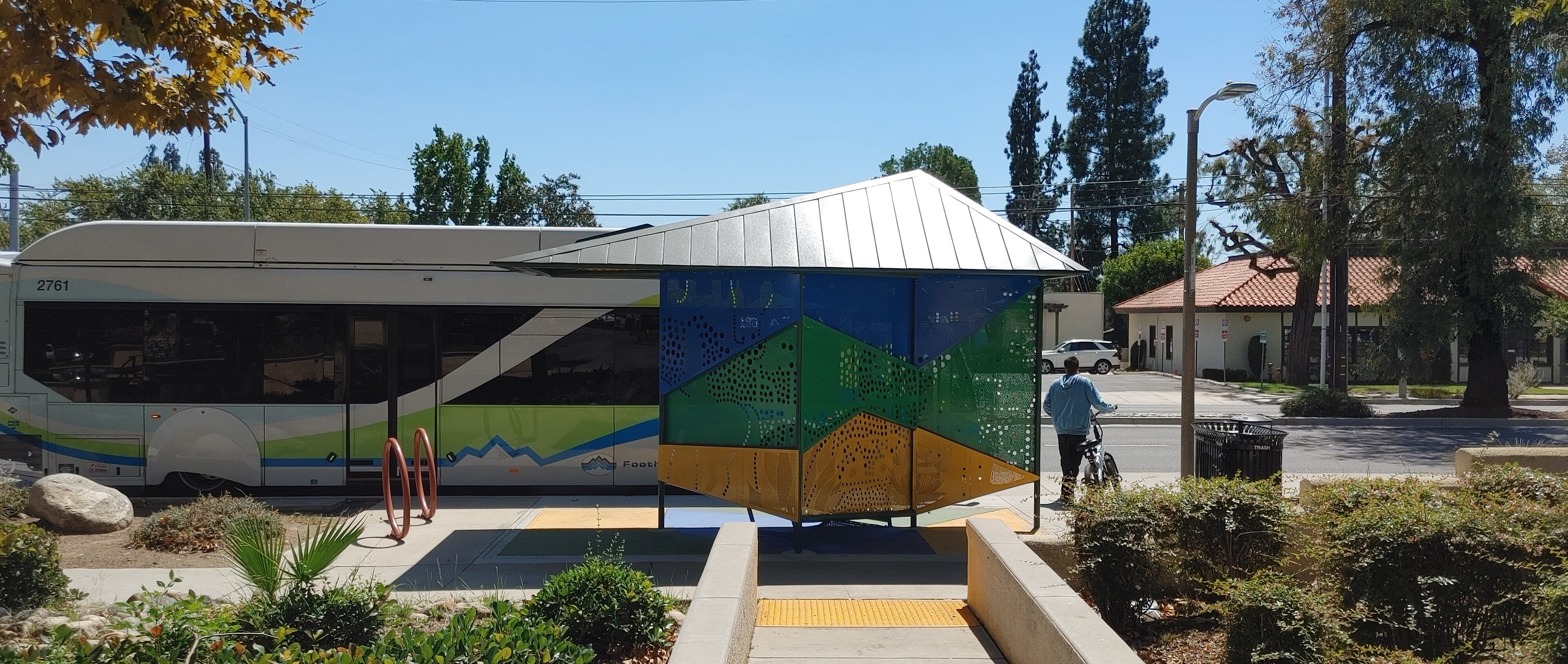 Claremont Adds Eyecatching New Bus Shelters - Streetsblog Los Angeles