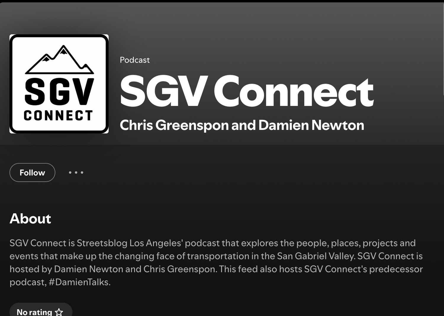 Sgv Update SGV Connect Is Now on Spotify - Streetsblog Los Angeles