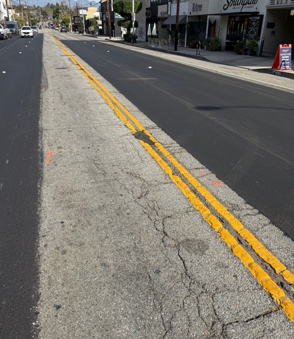 Updates on L.A. City Stopping Resurfacing, Instead Doing “Large Asphalt Repair”