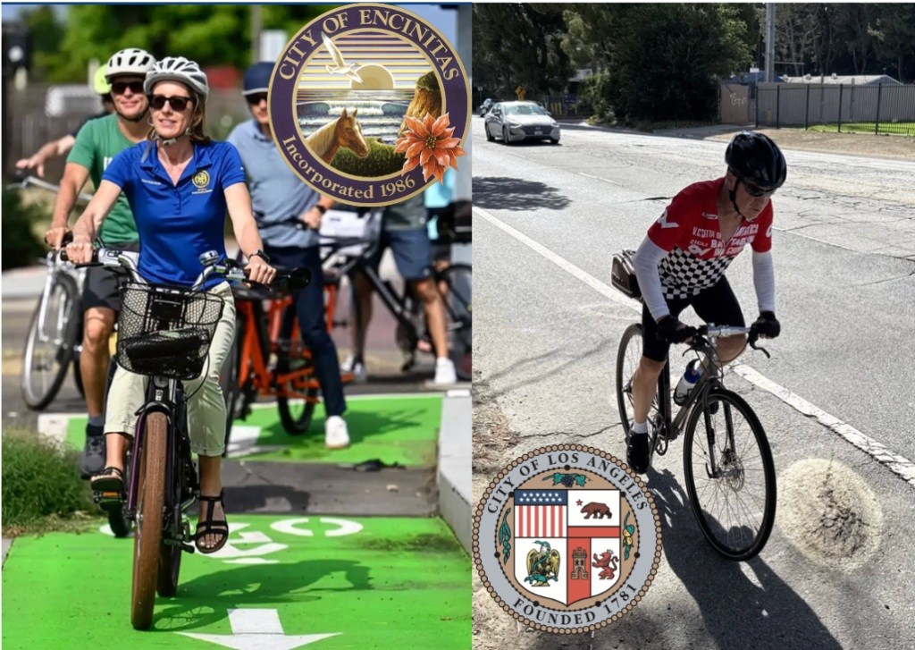 Newsom Signs Budget Trailers, Saves Bike Lanes in Encinitas, Blocks Them in L.A.